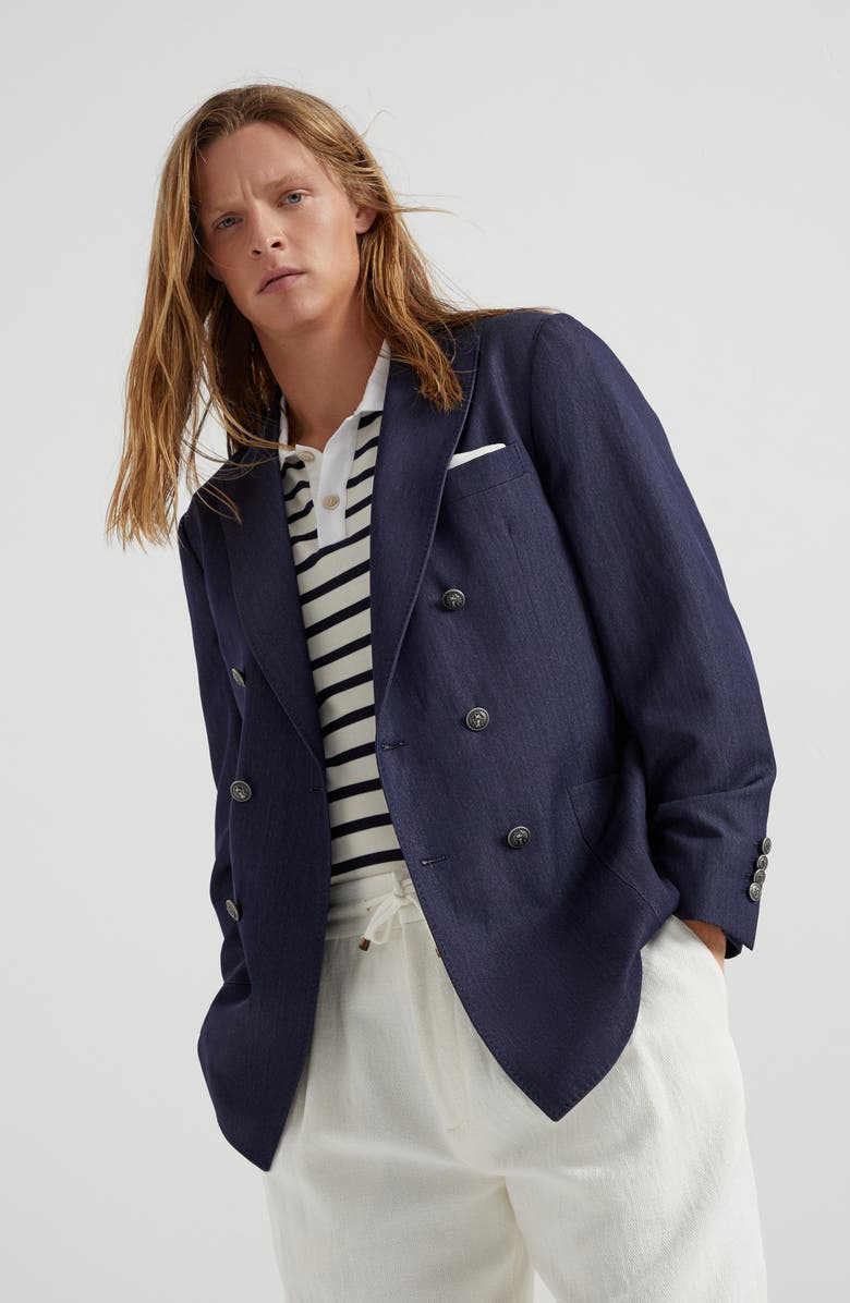 Brunello Cucinelli Deconstructed blazer, Alternate, color, 