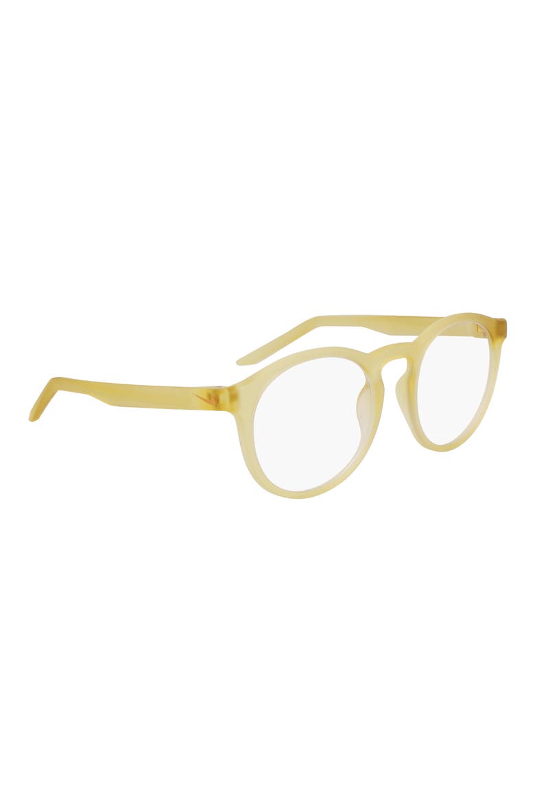 Swerve 51mm Round Blue Light Blocking Reading Glasses, Alternate, color, MATTE TEAM GOLD / BLUE LIGHT