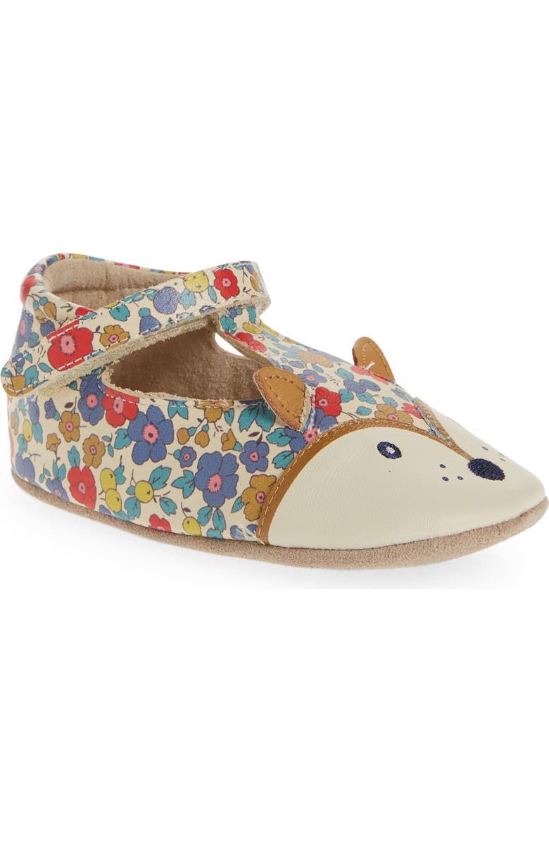 Mini Boden Boden Kids' Critter Appliqué Mary Jane Shoe, Main, color,