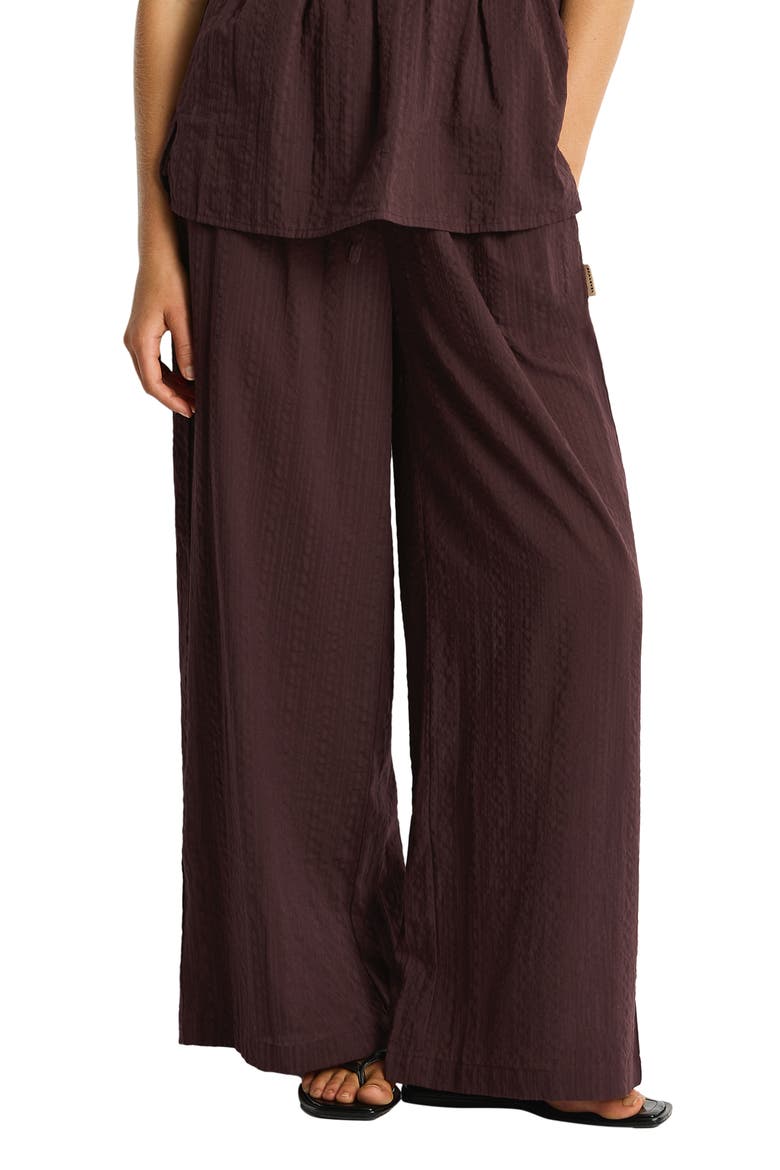 Surf Cover-Up Pants, Main, color, CHOCOLATE