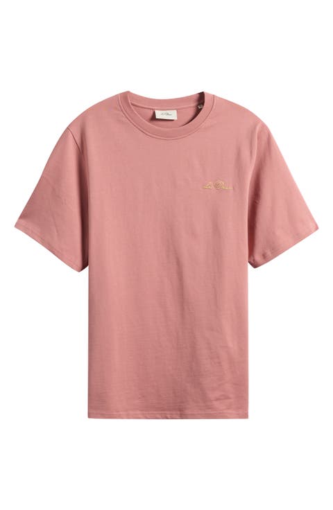 Wild Flower Embroidered Organic Cotton T-Shirt