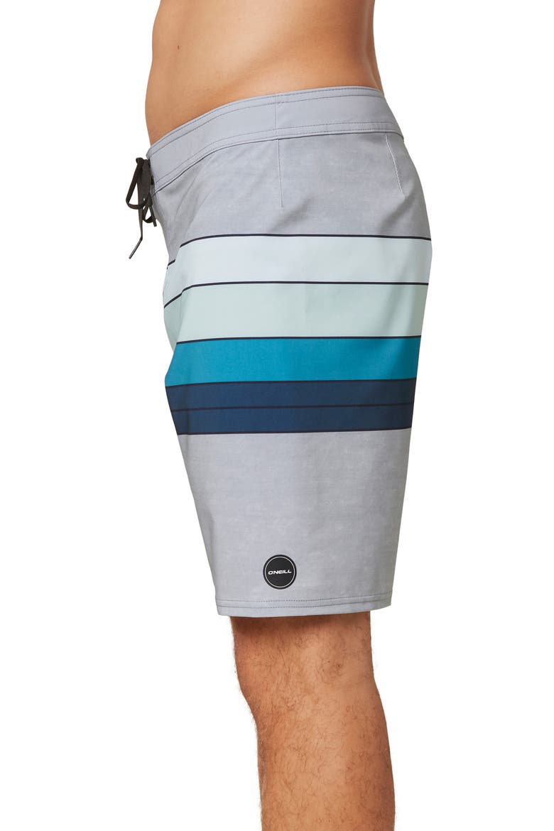 Hyperfreak Heist Line Board Shorts, Alternate, color, LIGHT GREY