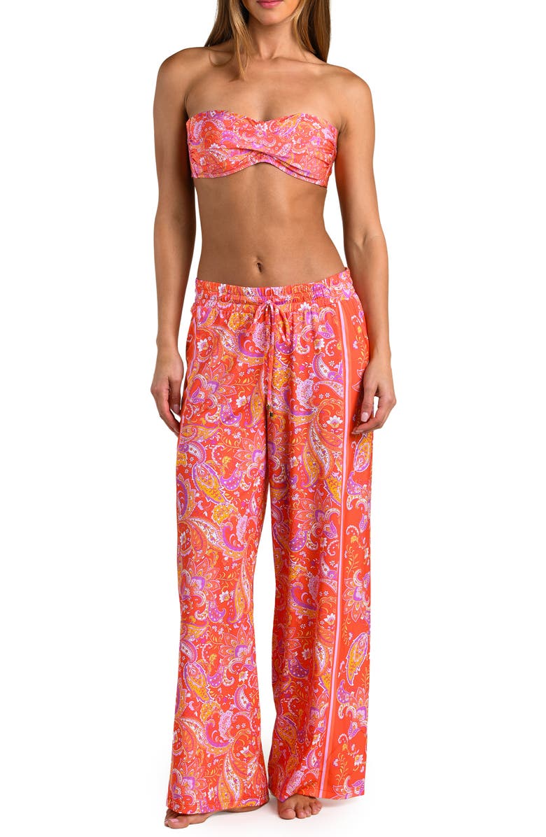 Sunshine 79 Paisley Daze Cover-Up Pants, Main, color, 
