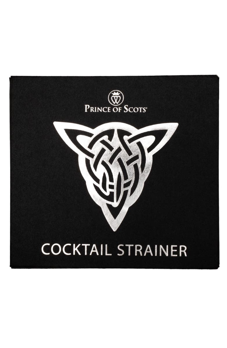 Prince of Scots Celtic Knot Premium Bar Strainer, Alternate, color, Silver