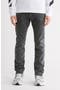Diagonal Pocket Slim Fit Jeans