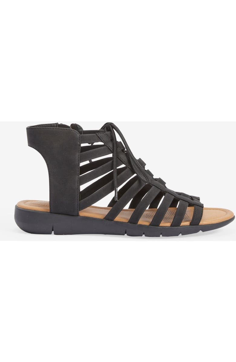 Comfortview The Renata Sandal, Alternate, color, Black