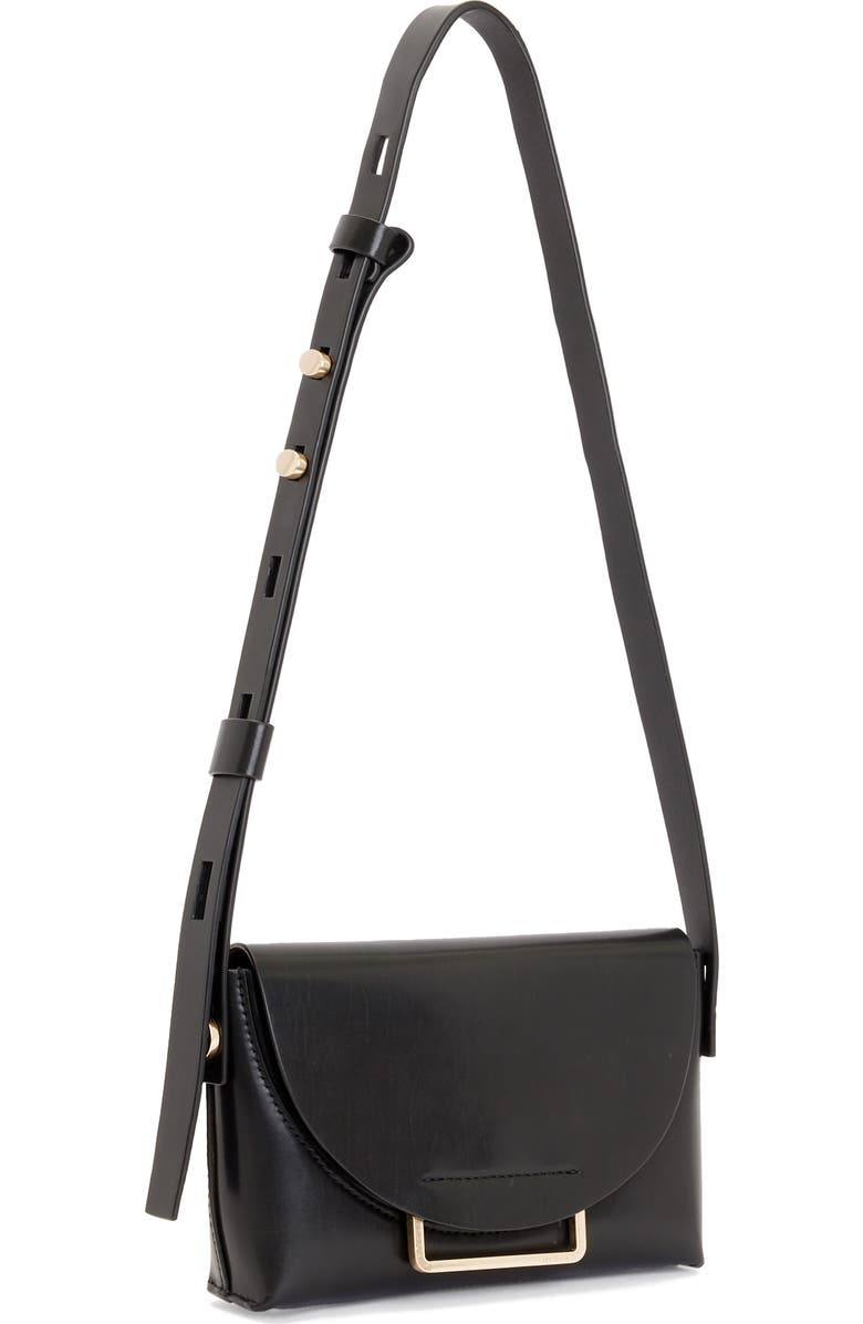 AllSaints Francine Leather Crossbody Bag, Alternate, color,