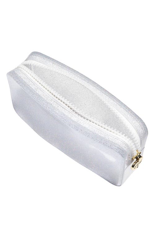 Shop Stoney Clover Lane Small Glitter Pouch In Jellyfish