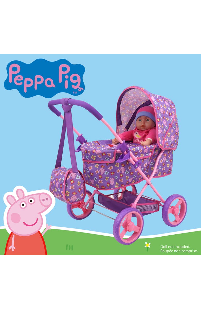 Peppa Pig Doll Deluxe Pram & Bag, Alternate, color,