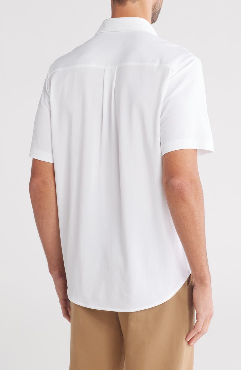 Tommy Bahama San Rio Short Sleeve Piqué Stretch Button-Up Shirt, Alternate, color, 