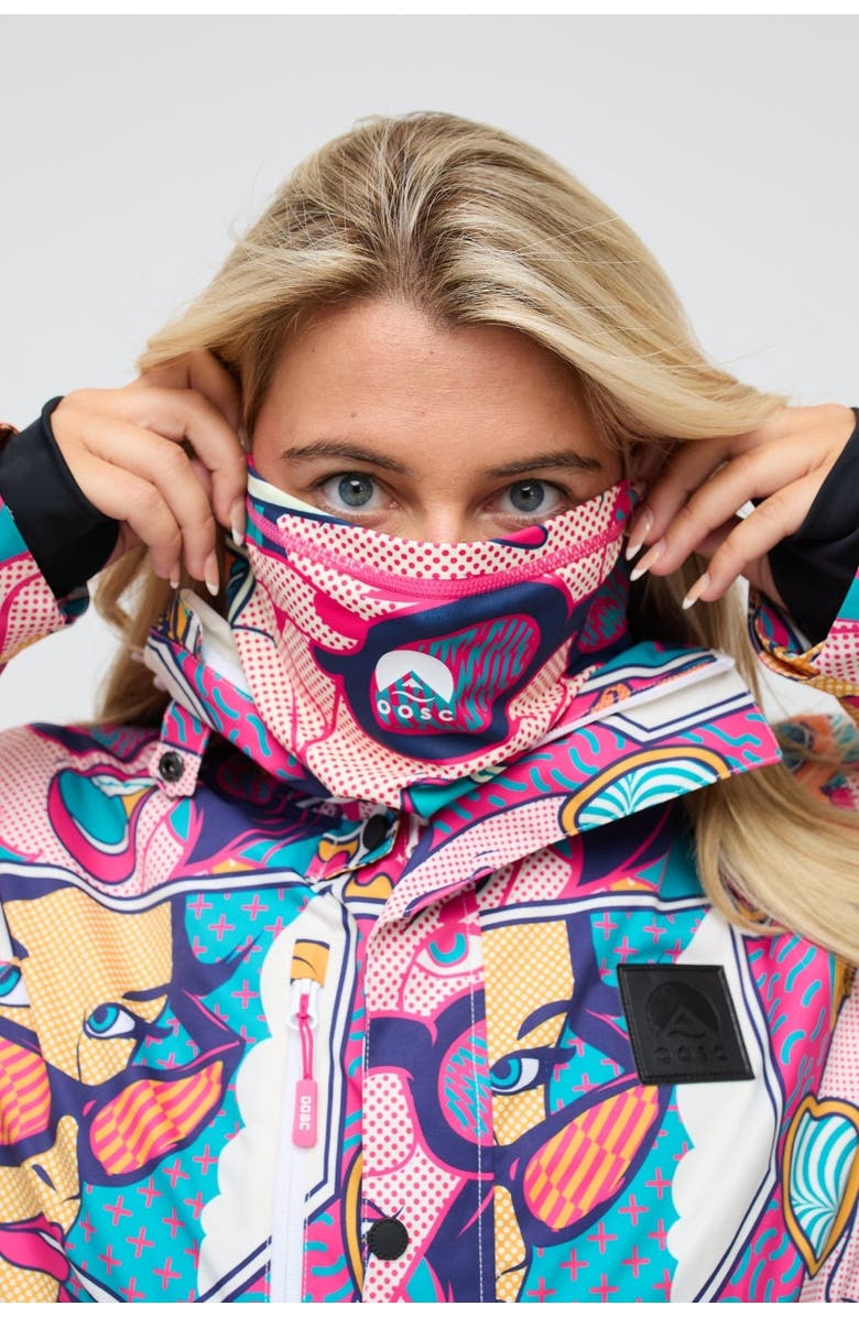 OOSC Neckwarmer - Comic Book Candy, Alternate, color, Comic Book Candy