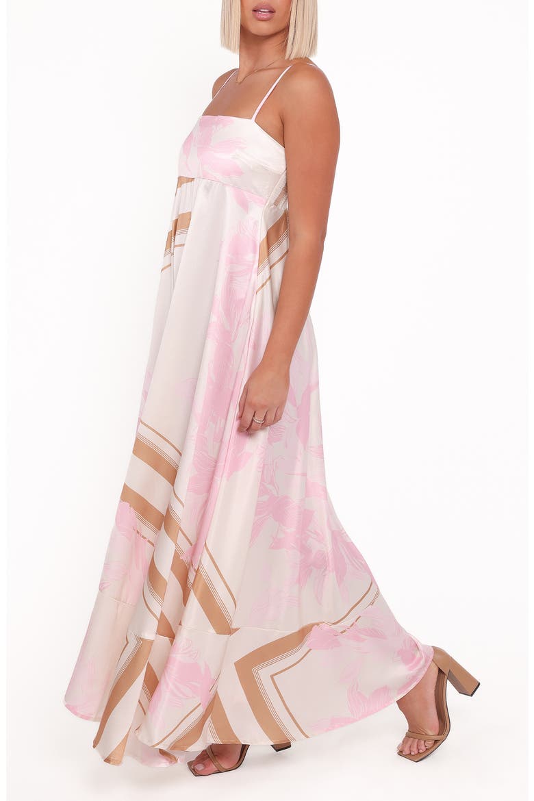 Elanor Print Sleeveless Maxi Dress, Alternate, color, PINK PRINT