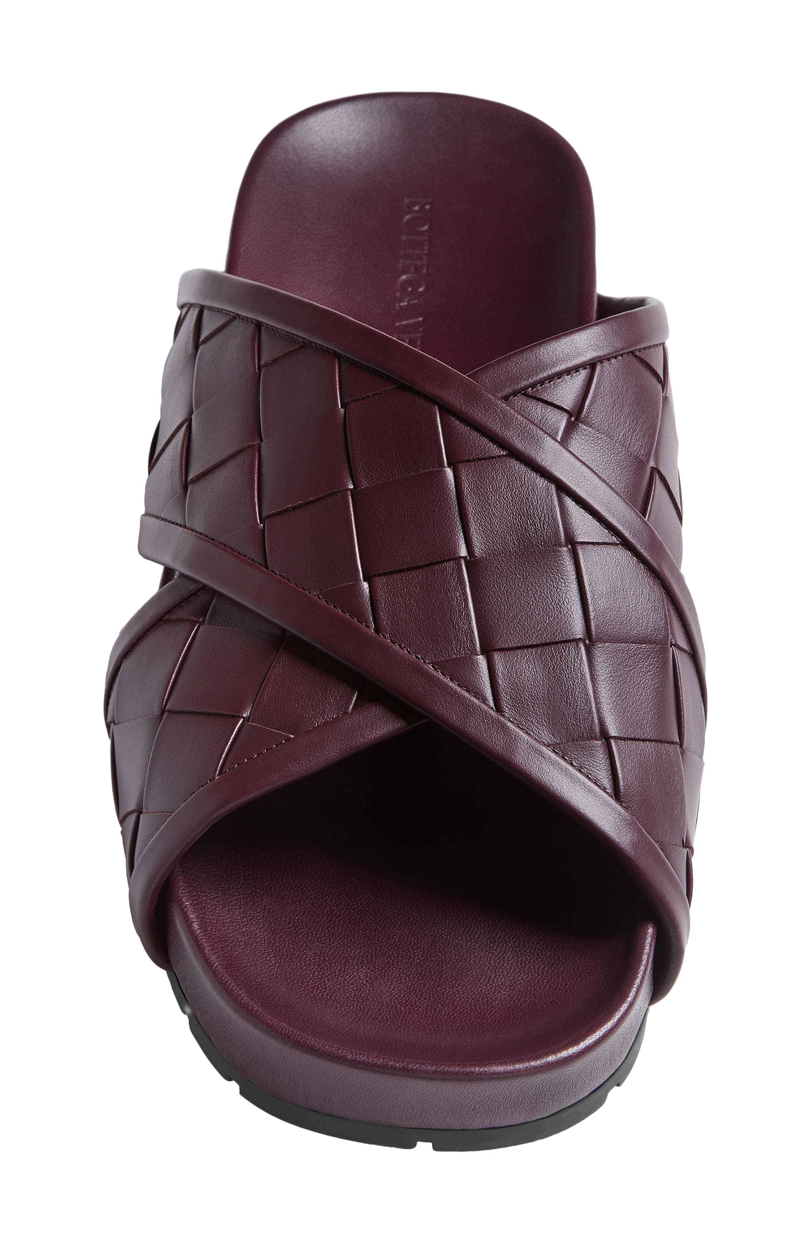 Bottega Veneta Tarik Mule, Alternate, color, 6176 Deep Mahogany