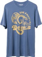 Junk Food Los Angeles Rams Surf Cotton Graphic T-Shirt