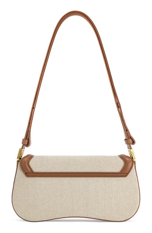 Jw Pei Joy Canvas & Faux Leather Shoulder Bag In Brown