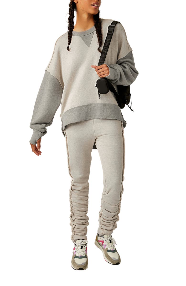 Free People Start Up Sweatpants, Alternate, color,