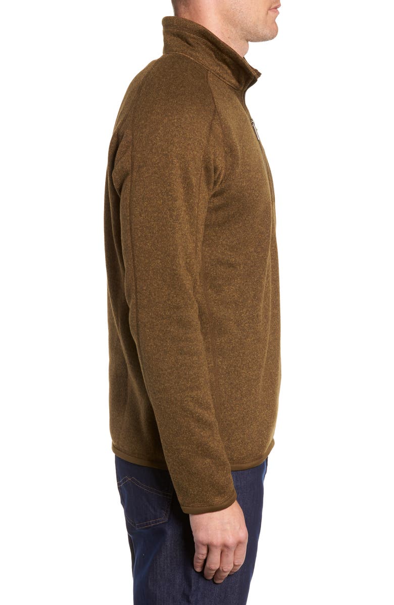 Patagonia Better Sweater Quarter Zip Fleece Lined Pullover, Alternate, color,