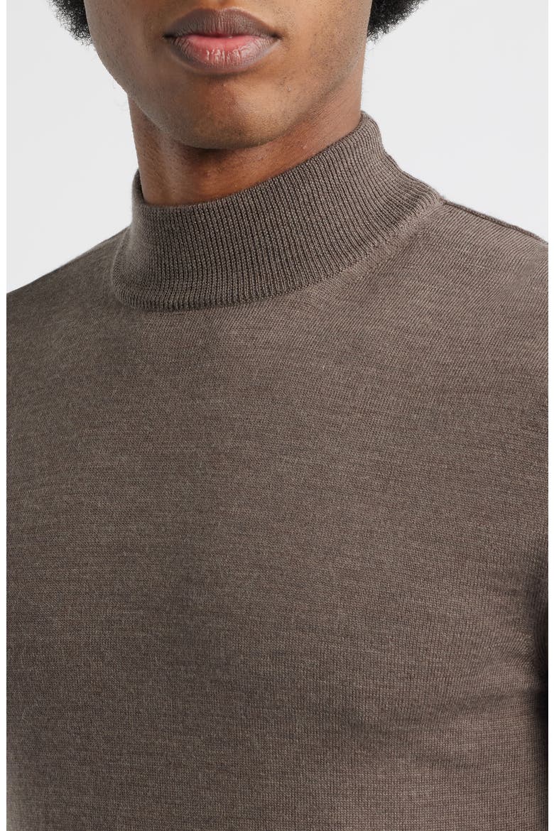 Cashwool® Mock Neck Sweater, Alternate, color, ASH GREY
