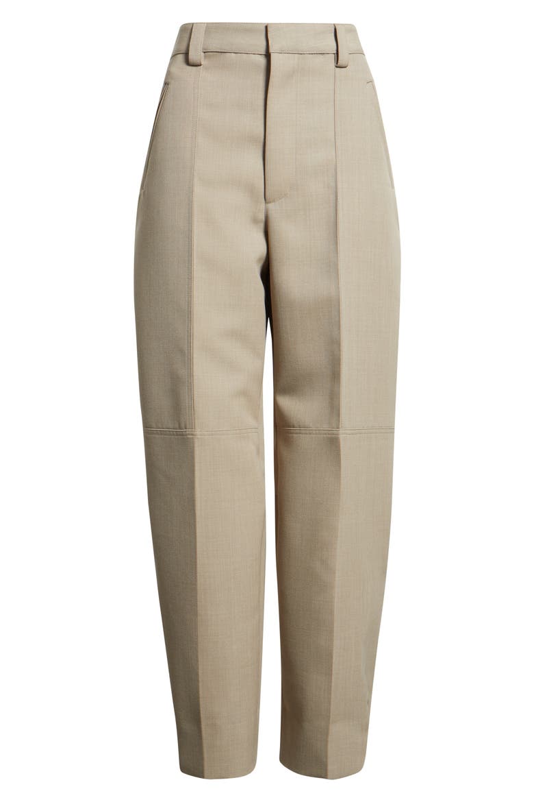 Soft Wool Twill Trousers, Alternate, color, 2611 BEIGE MELANGE