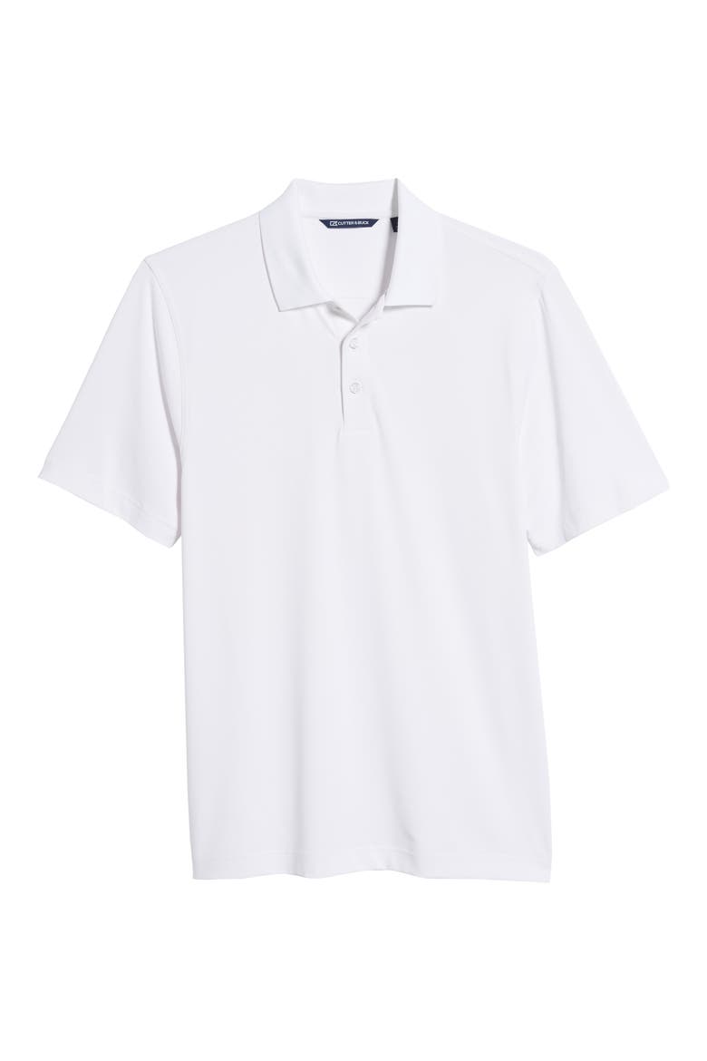 Forge DryTec Solid Performance Polo, Alternate, color, WHITE