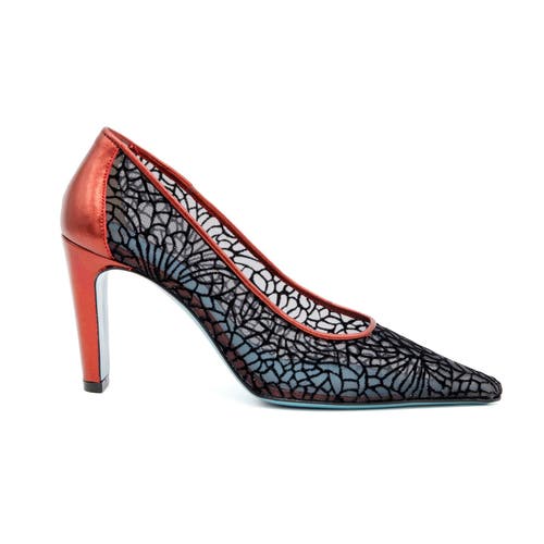 Valentina Rangoni Folgorata Mesh Pump In Multi
