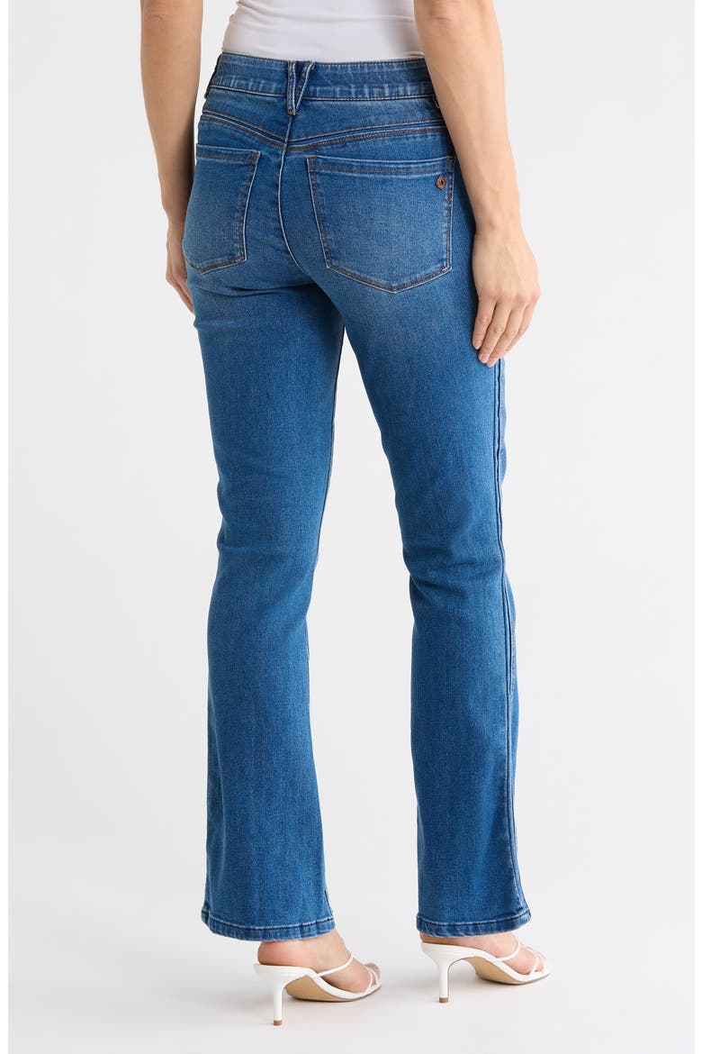 AbSolution Itty Bitty Bootcut Jeans, Alternate, color, MID BLUE