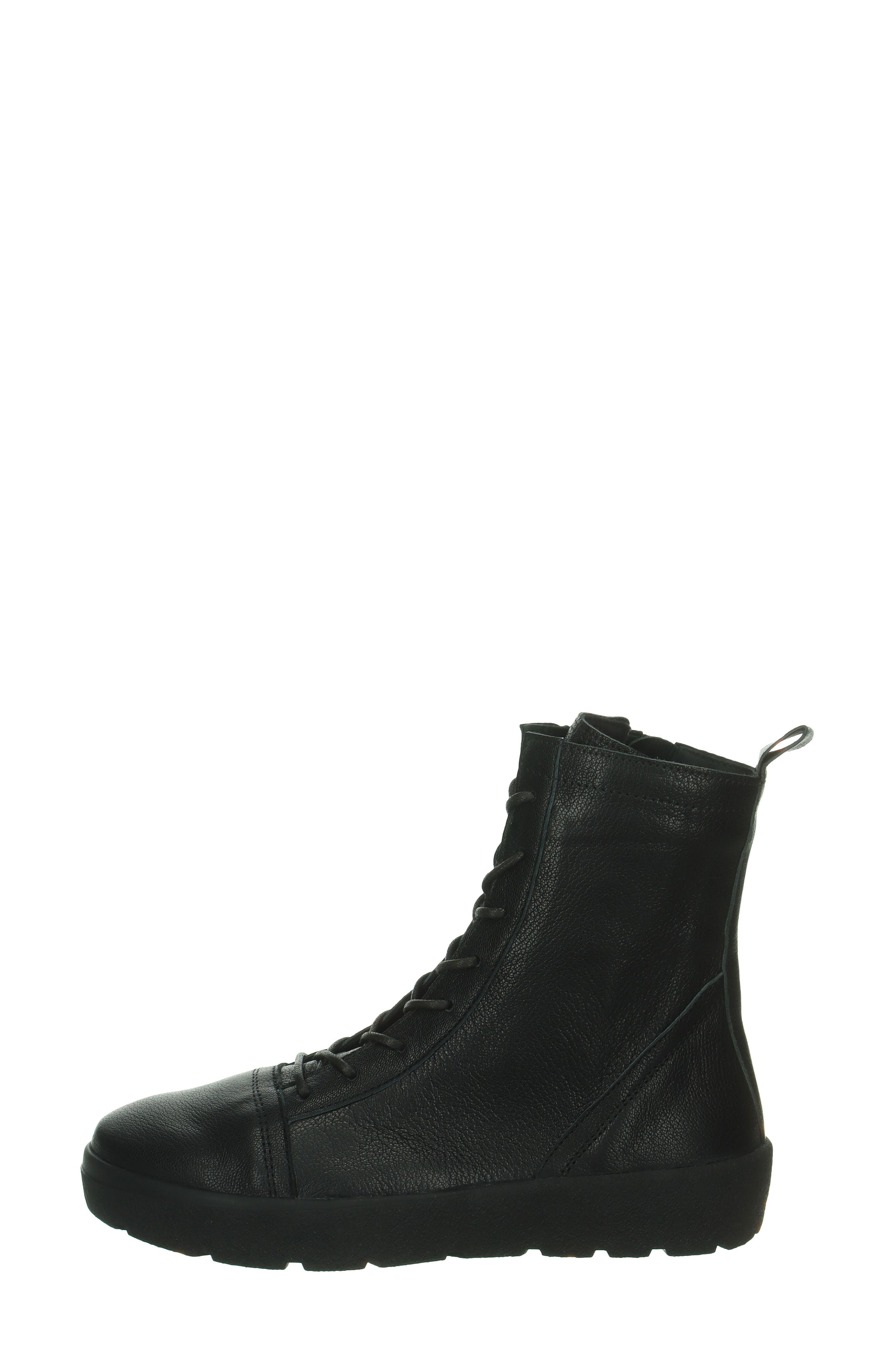 Crepes Ankle Boot, Alternate, color, BLACK/ KOMBI