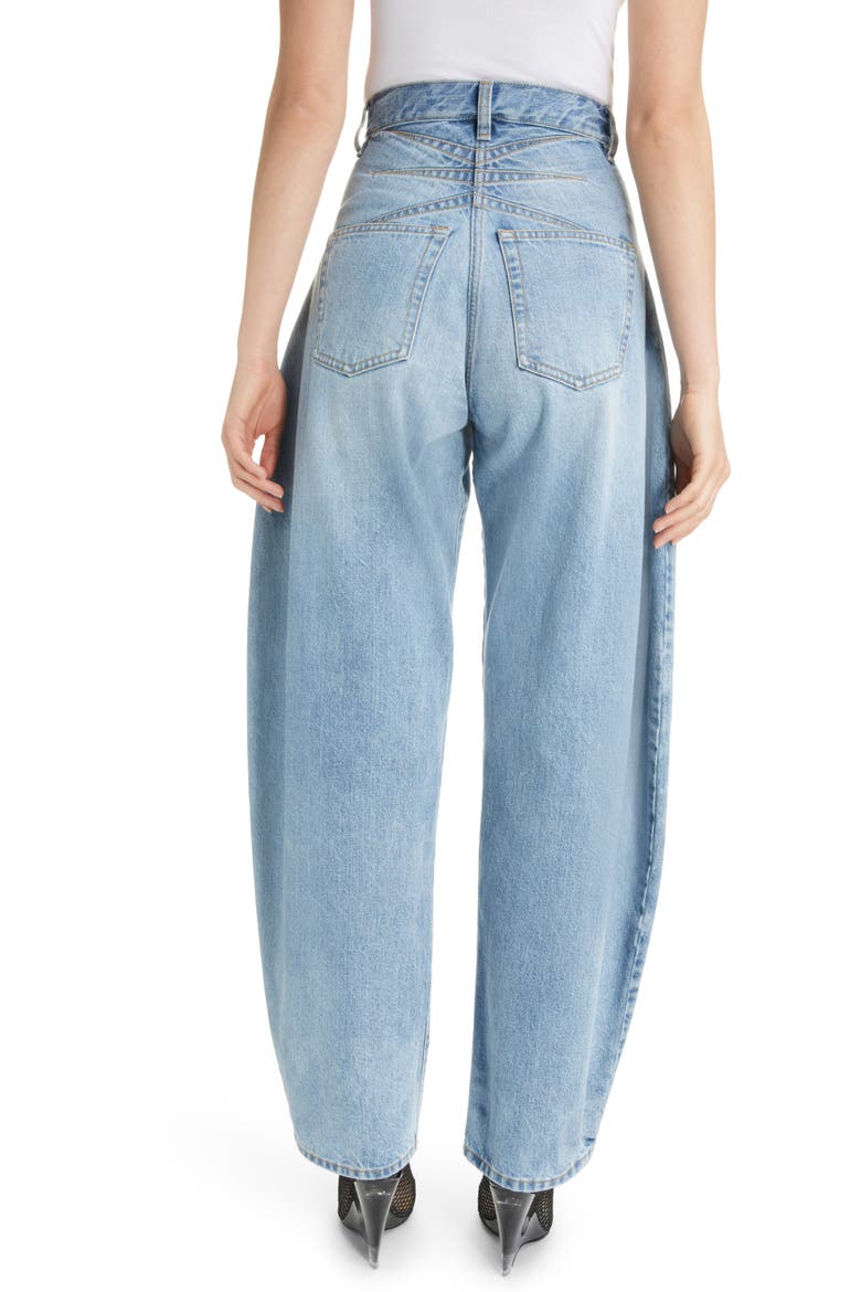Denim Round Jeans, Alternate, color, BLEU CLAIR