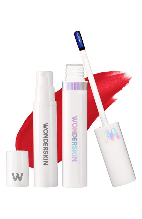 WONDERSKIN Wonder Blading Peel & Reveal Lip Stain Set in Playful 