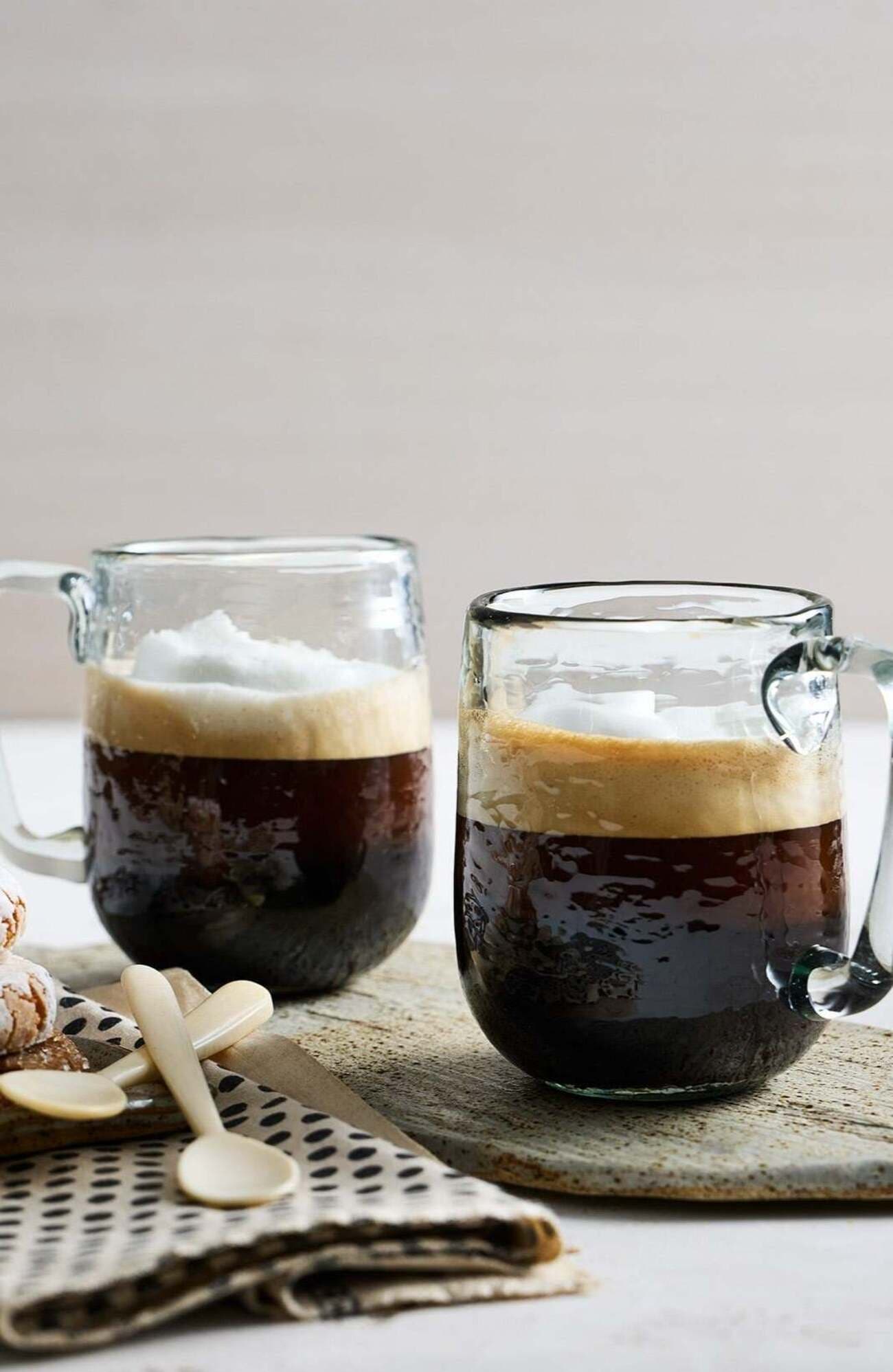 The Collective Home Pebbled Large Mug - Set of 2 - Clear, Large