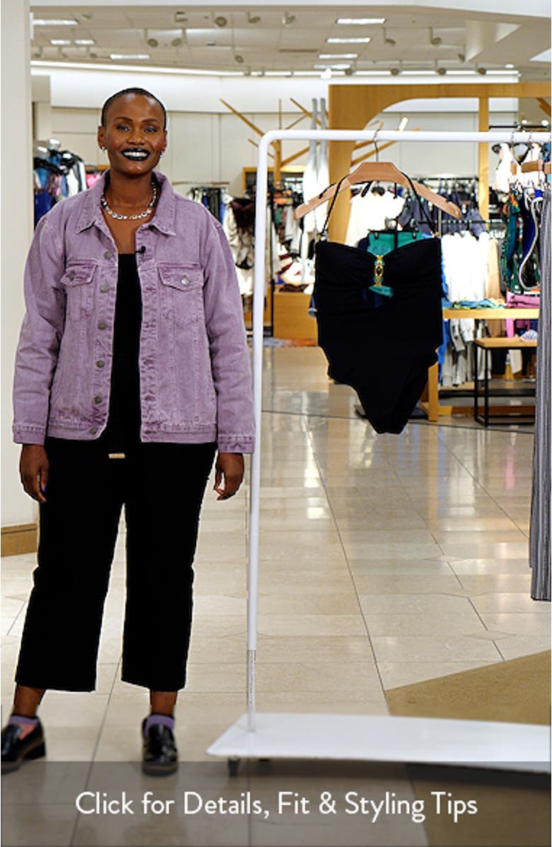 Rock Solid Bandeau One-Piece Swimsuit, sales video thumbnail