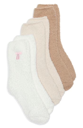 Lemon 3-pack Cozy Crew Socks In Multi