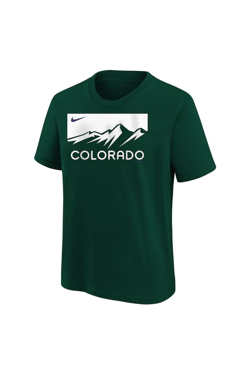 Nike Youth Nike Charlie Blackmon Green Colorado Rockies 2022 City Connect Name & Number T-Shirt, Alternate, color, 