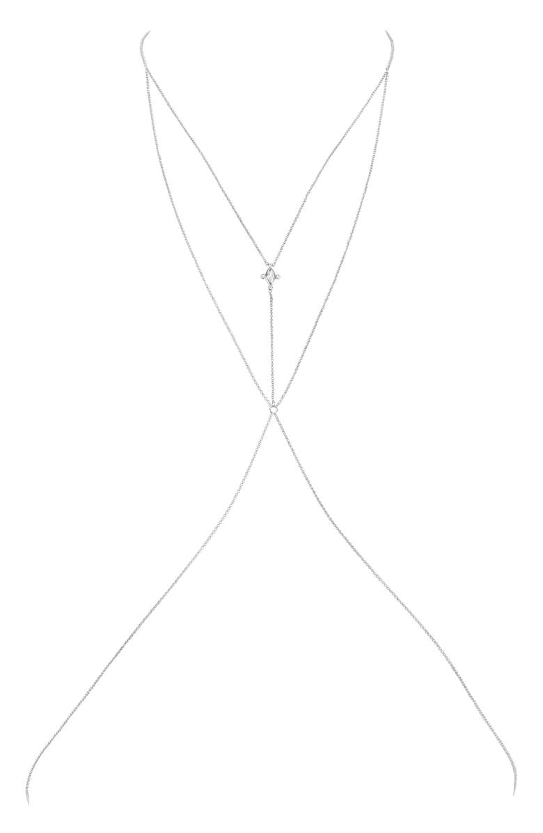 LILI CLASPE Flora Body Chain, Main, color, 