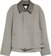 Bottega Veneta Oversize Wool Mélange Zip Jacket