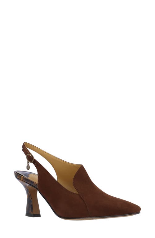 J. Reneé Prissy Slingback Pump In Brown