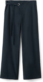 MANGO TEEN Straight Leg Tie Detail Pants