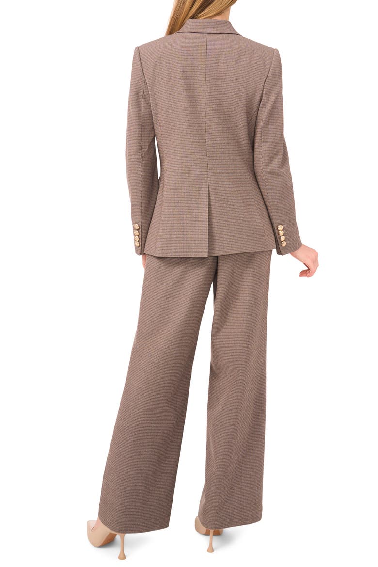 Microcheck High Waist Belted Pants, Alternate, color, SAFARI