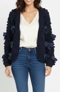 SAACHI Bow Chunky Knit Cardigan