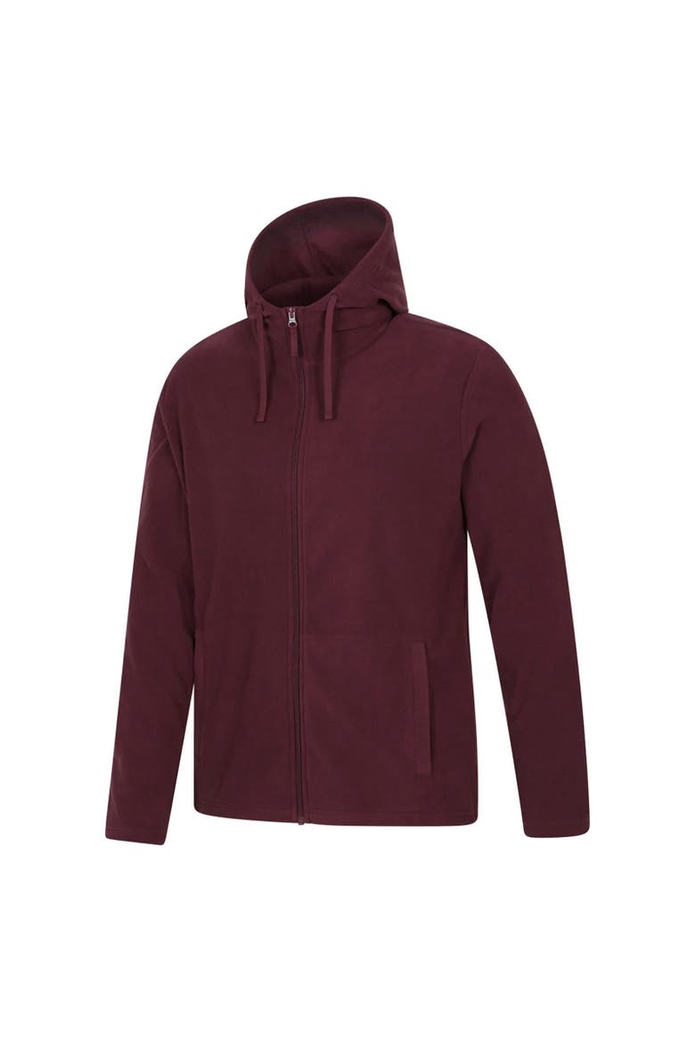 Camber Fleece Full Zip Hoodie, Alternate, color, Burgundy
