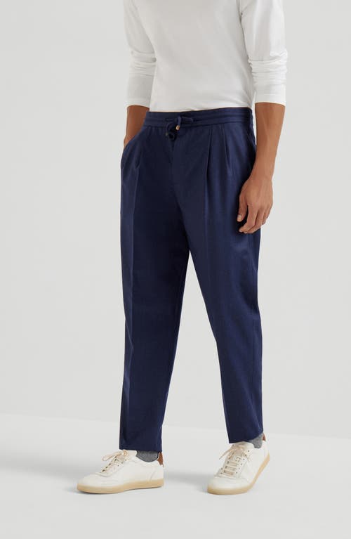 Brunello Cucinelli Virgin Wool Flannel Trousers