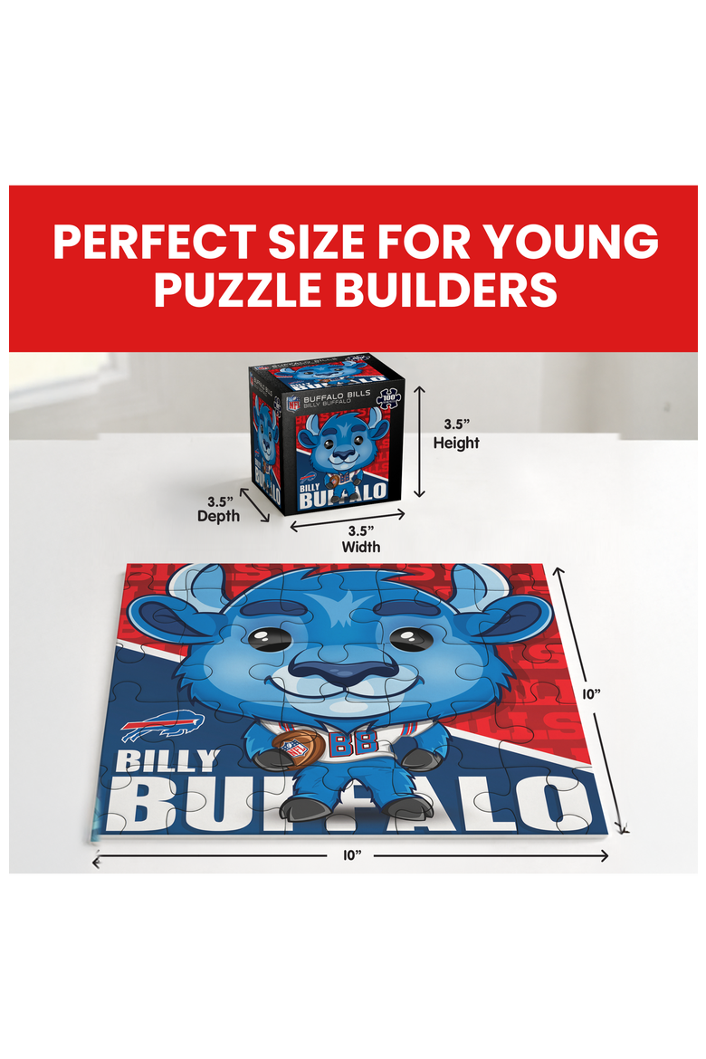 Buffalo Bills Mascot 100 Piece Puzzle, Alternate, color, Multicolor