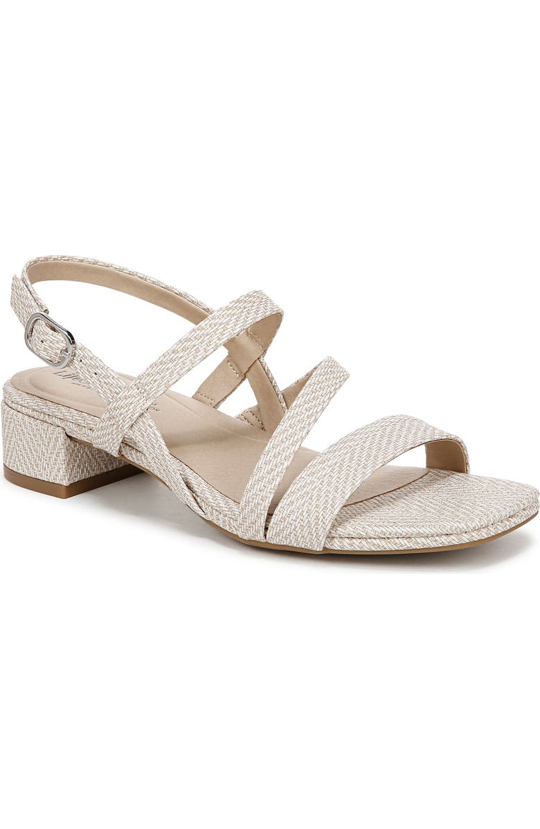 LifeStride Janet Slingback Sandal, Main, color, Bone