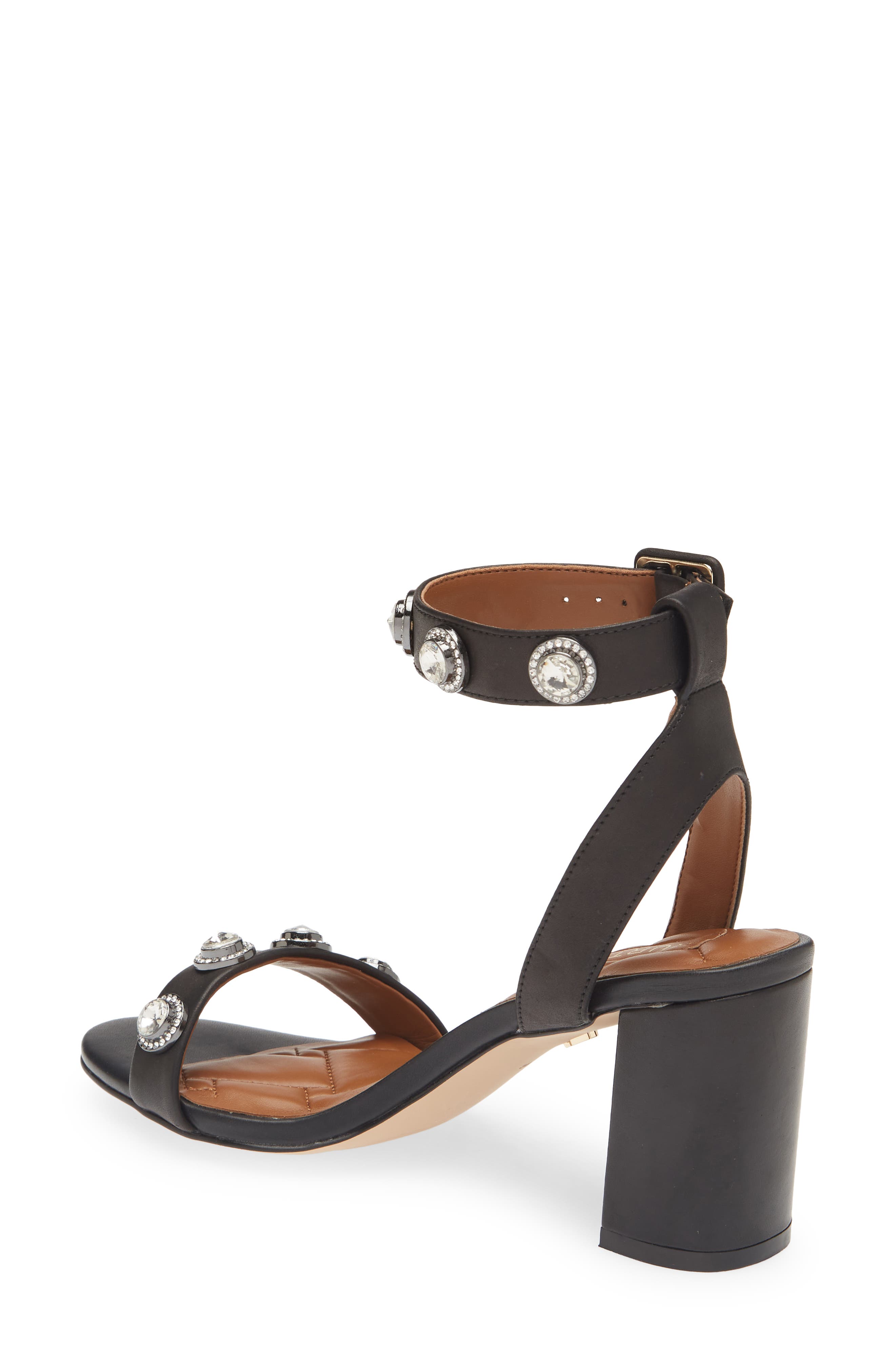 Kurt Geiger London Octavia Crystal Ankle Strap Sandal, Alternate, color, 