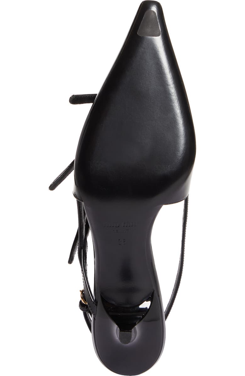 Miu Miu Kitten Heel Slingback Pump, Alternate, color,