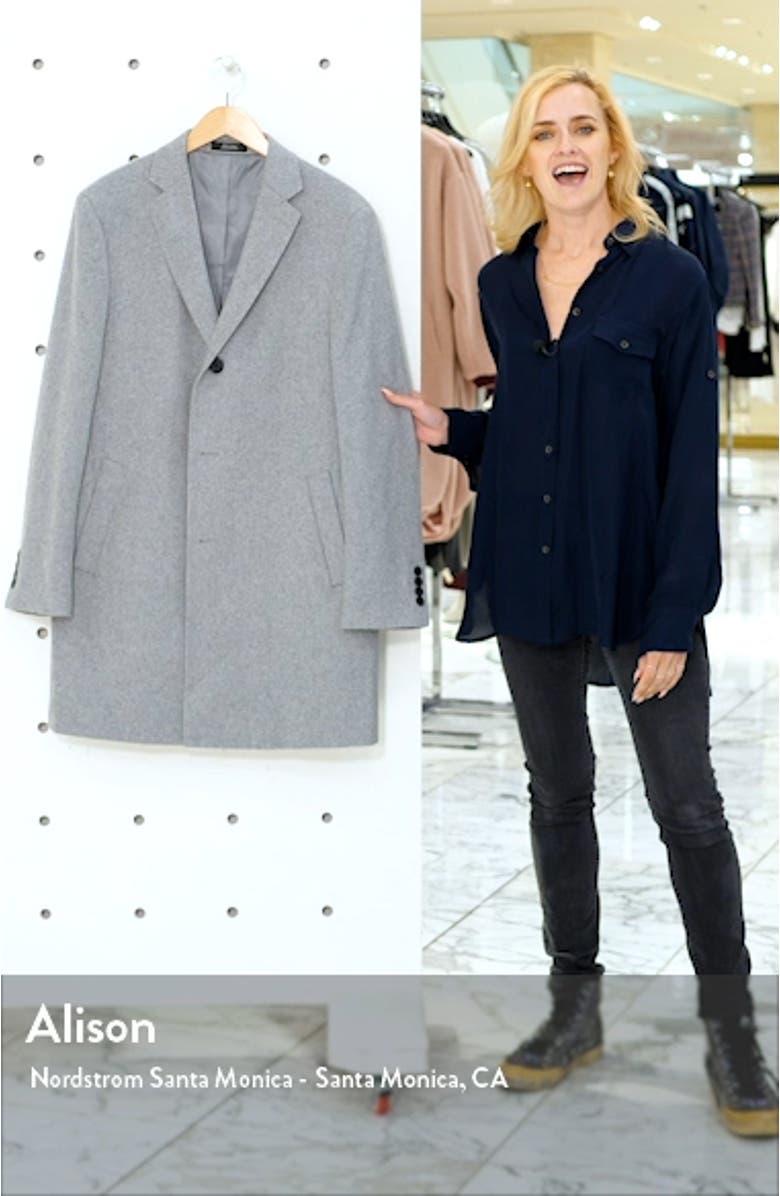Taylor Trim Fit Overcoat, sales video thumbnail