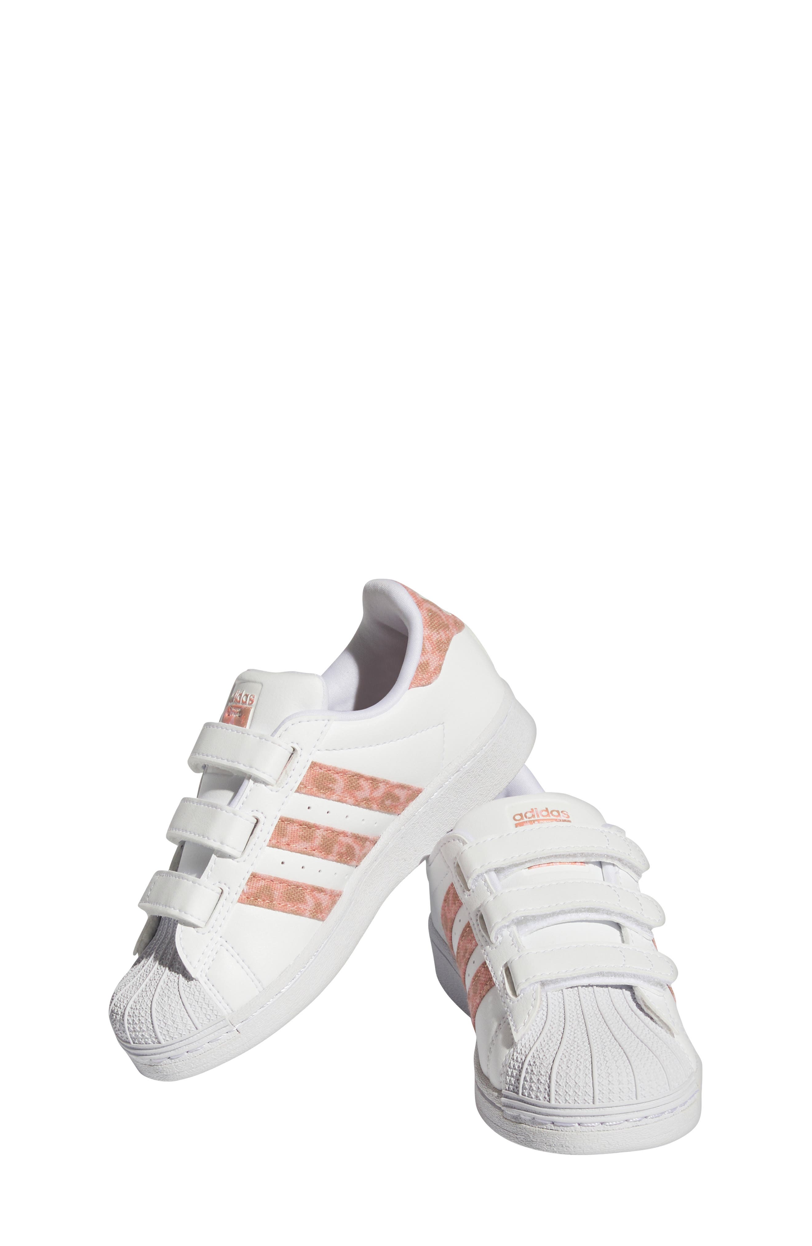 Kids' Superstar Sneaker, Alternate, color, WHITE/ WHITE/ GOLD METALLIC