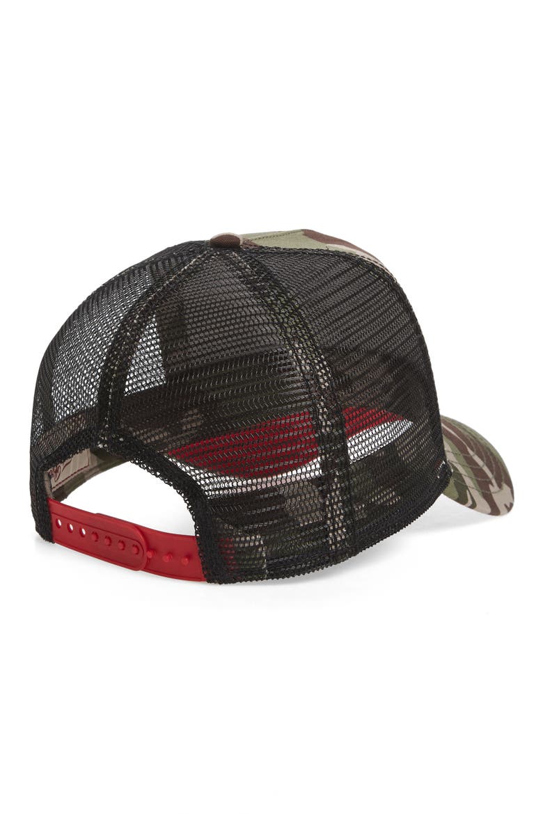 Freedom Trucker Hat, Alternate, color, GREEN