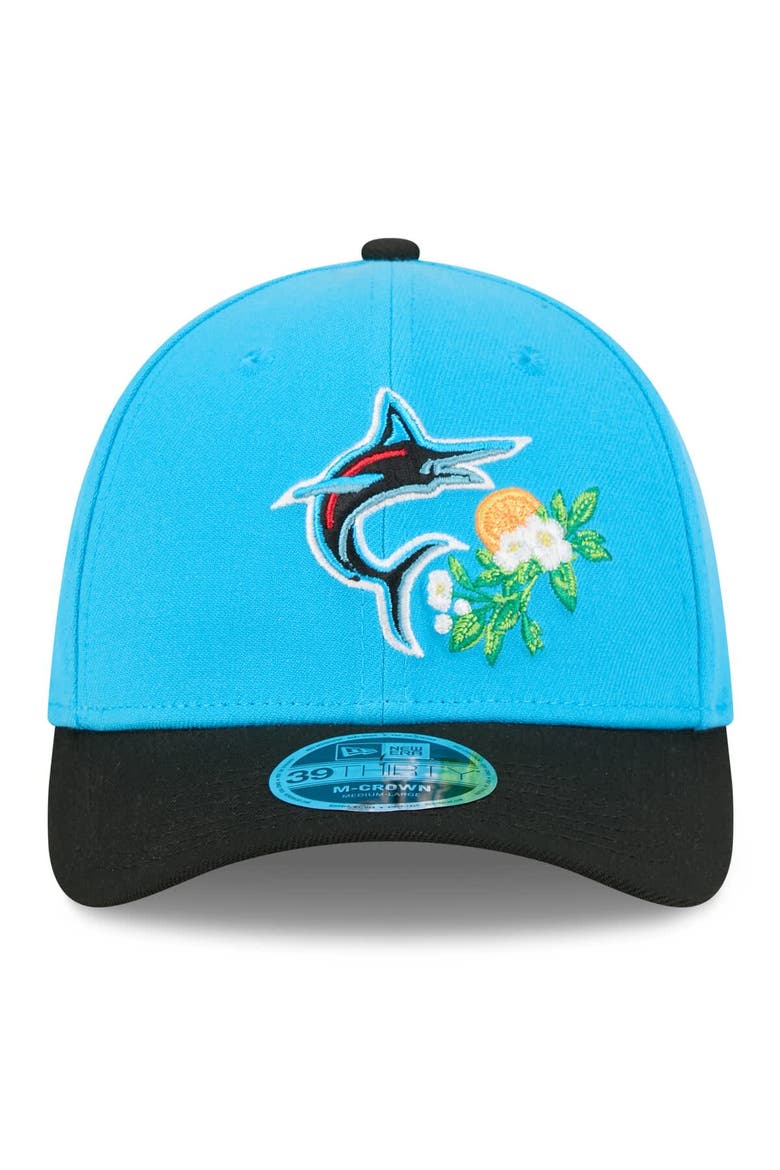 Men's New Era  Blue/Black Miami Marlins 2026 Spring Training M-Crown 39THIRTY Flex Hat, Alternate, color, Blue