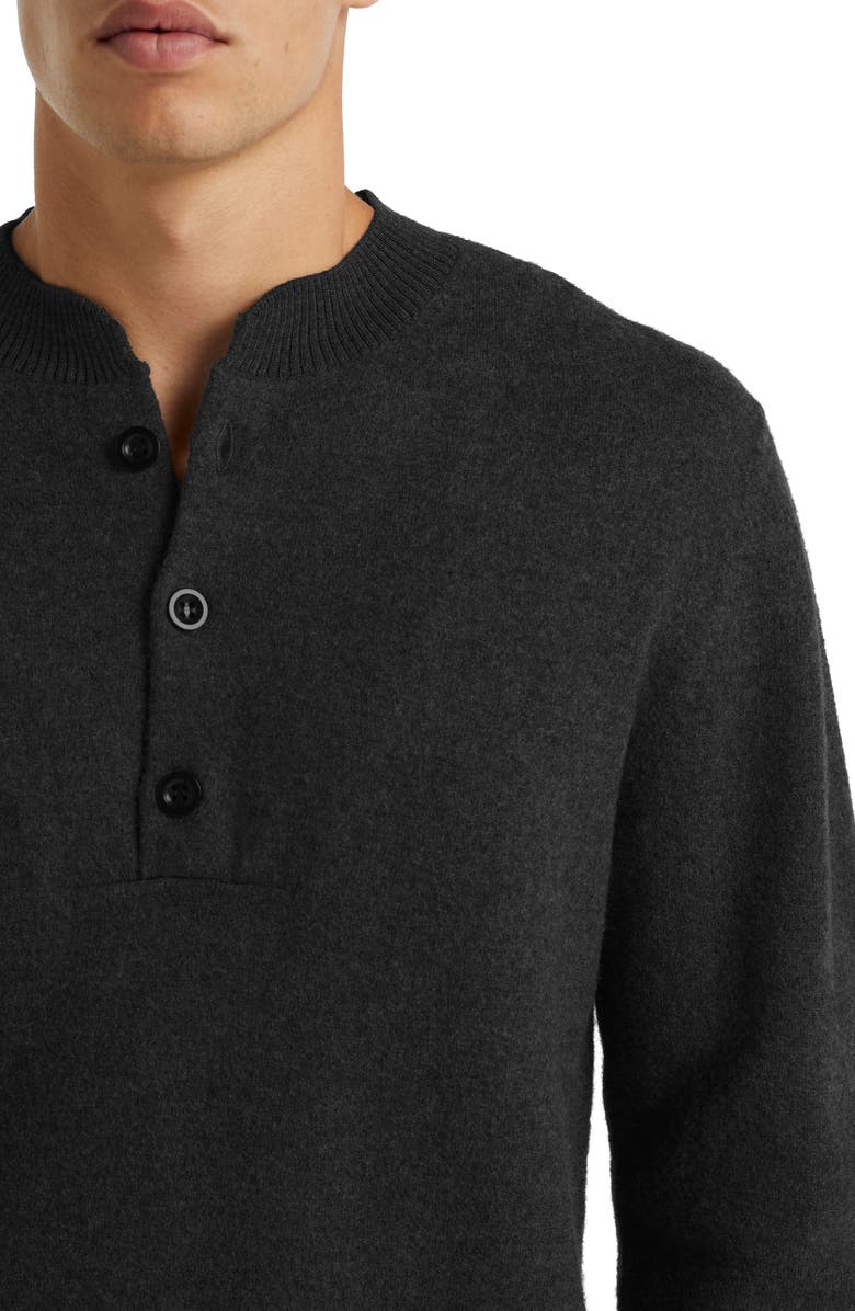 Icebreaker Abbeyfield Merino Wool Half Button Sweater, Alternate, color, 